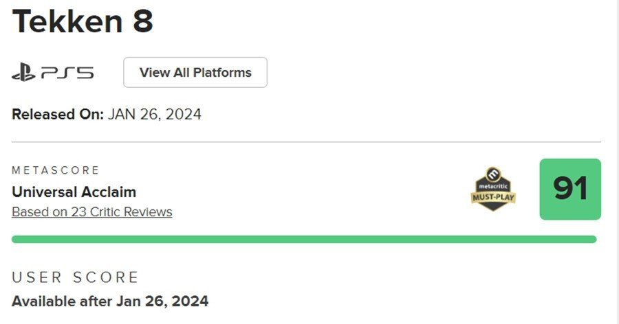 Imagem: Metacritic