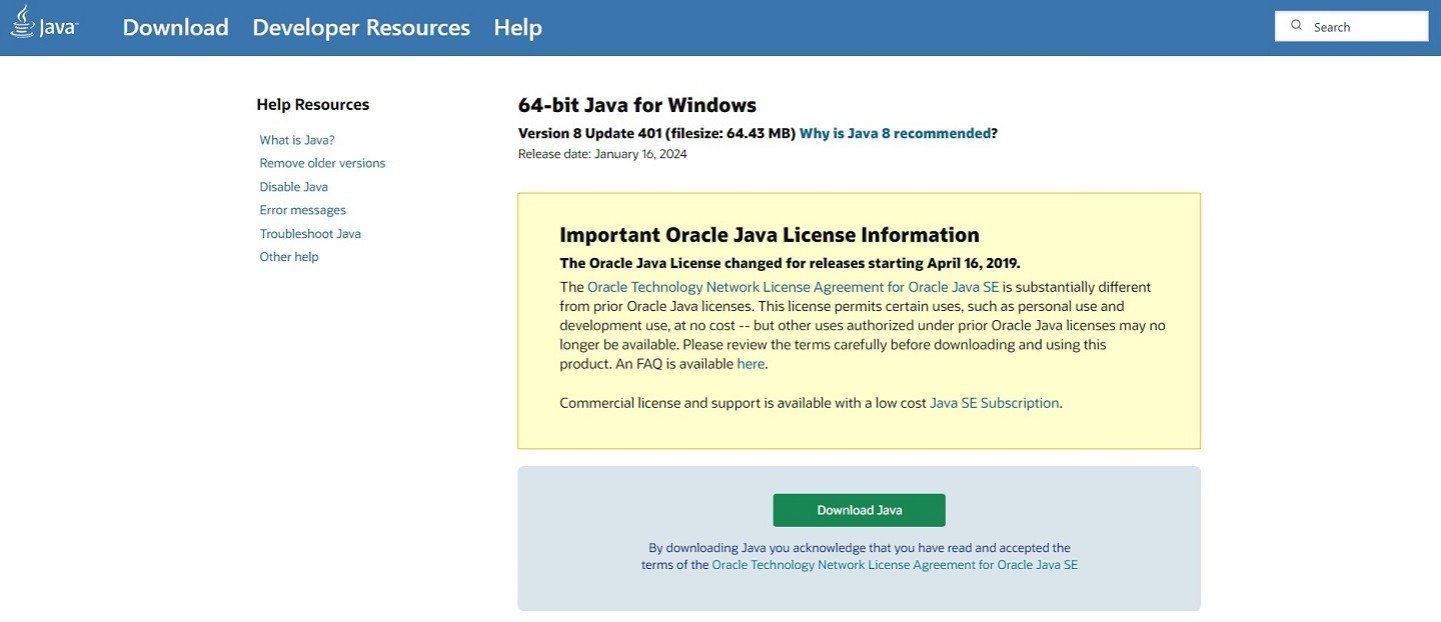 Image: java.com