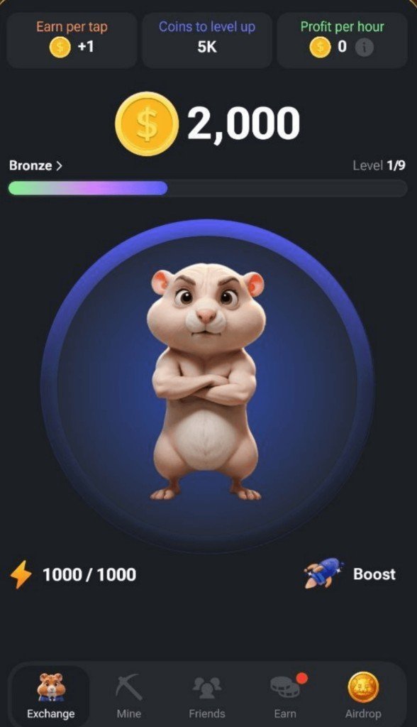 Imagem: Hamster Kombat