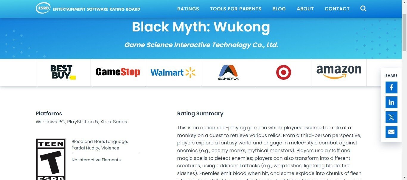 Image: esrb.org