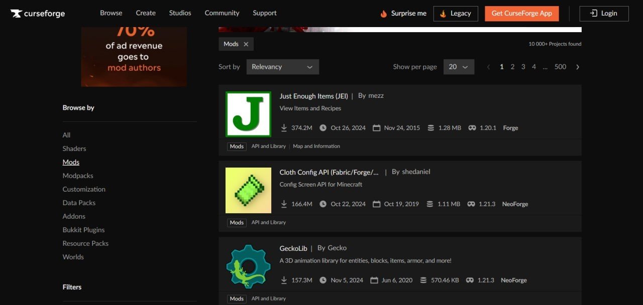 Image: curseforge.com