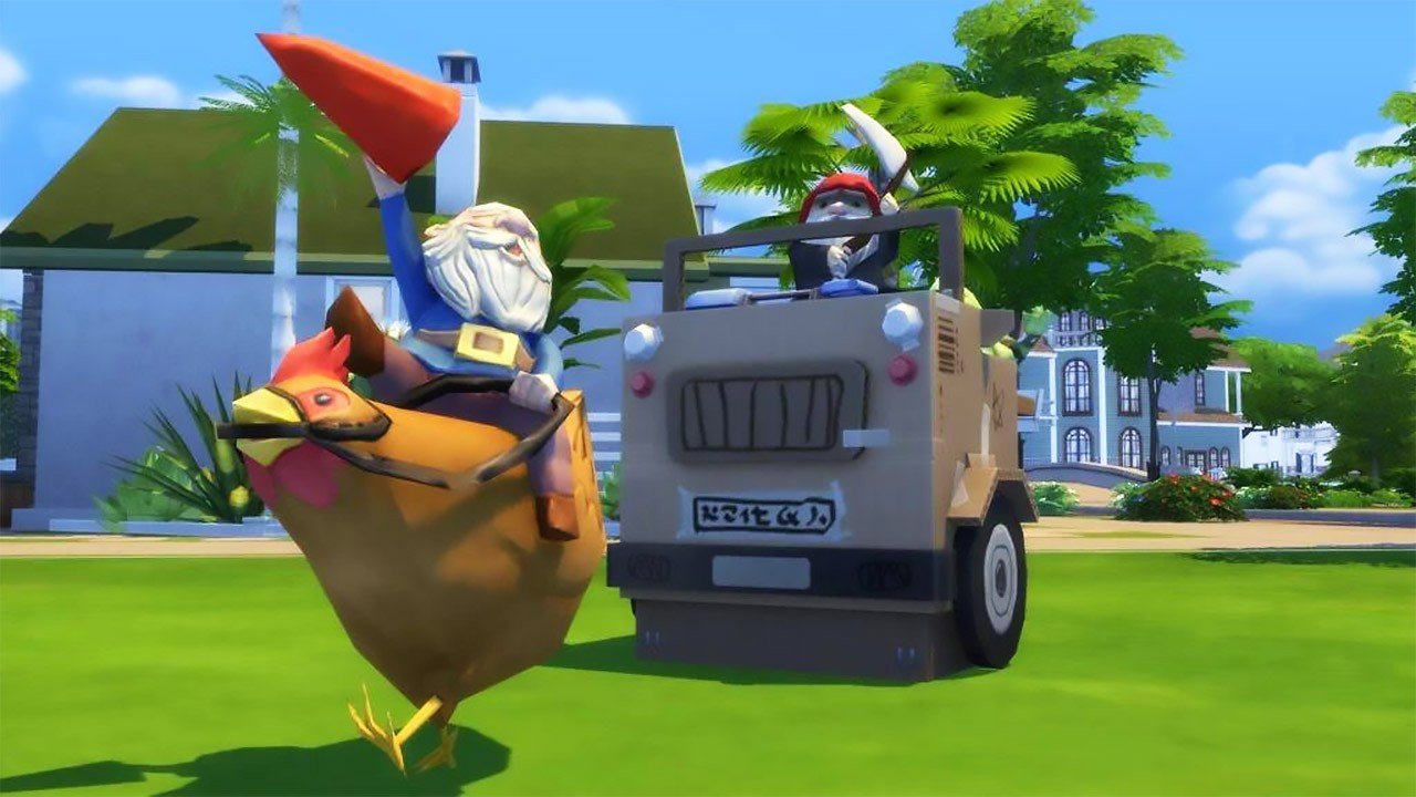 How to calm down a gnome in The Sims 4