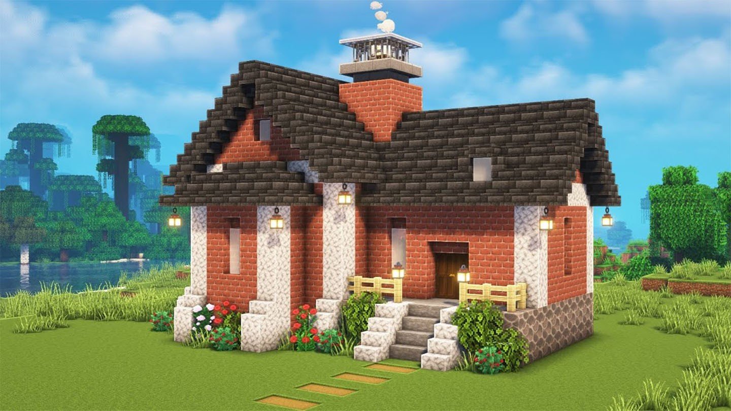 Construindo em Minecraft Tijolos Argila e Suas Aplicações