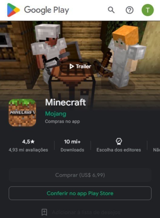 Fonte: Google Play