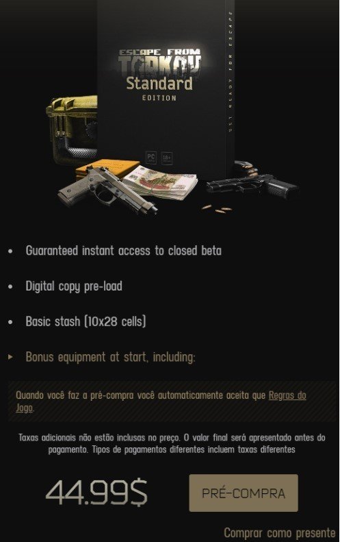 Fonte: escapefromtarkov.com