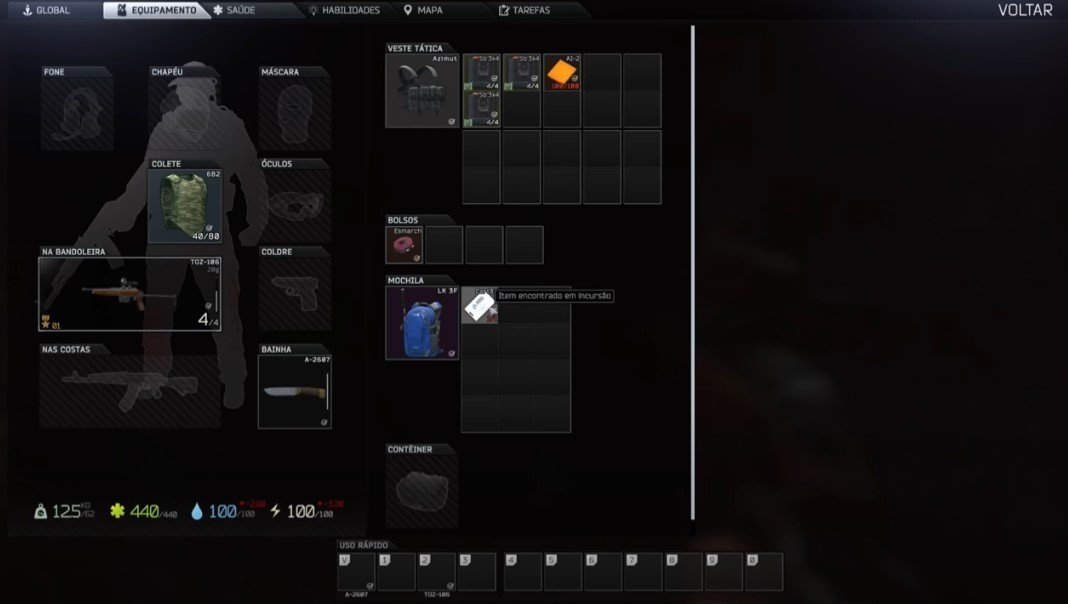 Fonte: Escape from Tarkov