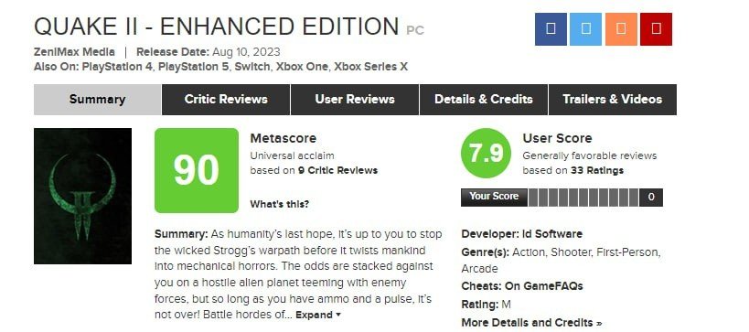 Imagem: metacritic.com