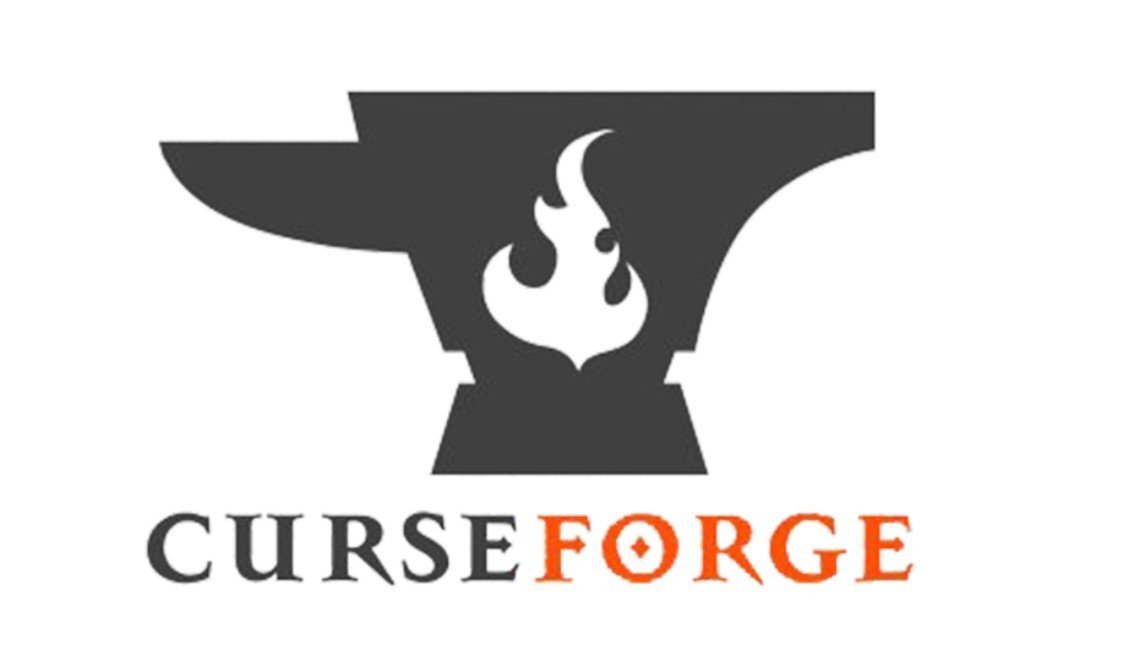 Fonte: logotipo MInecraft Curse Forge