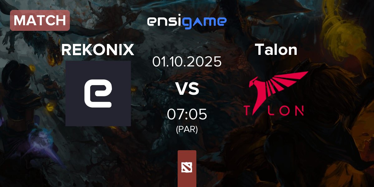 Match REKONIX vs Talon Esports Talon | 01.10