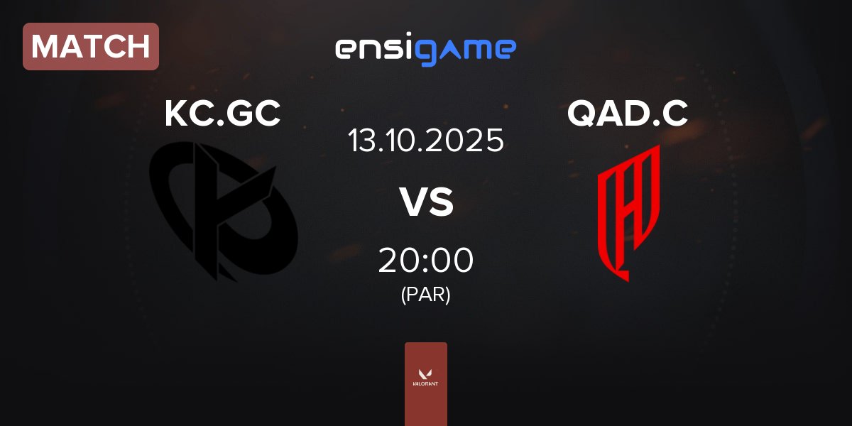 Match Karmine Corp GC KC.GC vs AlQadsiah Corals QAD.C | 13.10