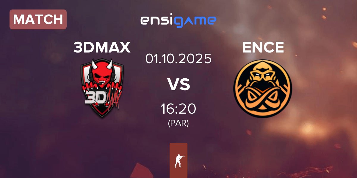 Match 3DMAX vs ENCE | 01.10