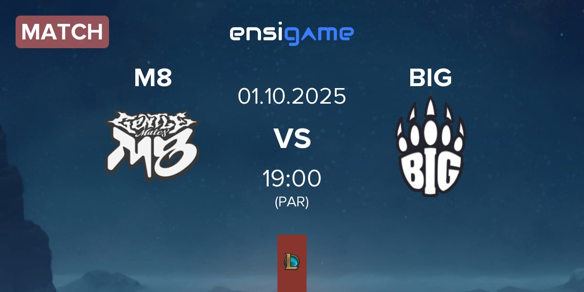 Partida Gentle Mates M8 vs Berlin International Gaming BIG | 01.10
