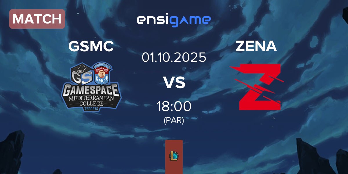 Match Gamespace E-Sports GSMC vs Zena Esports ZENA | 01.10