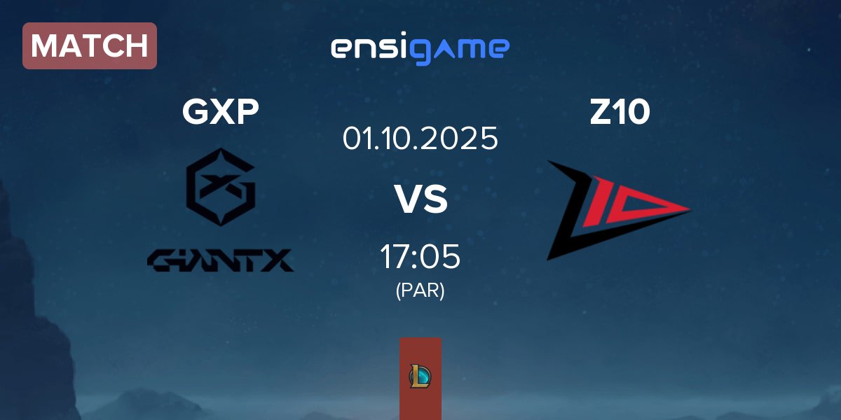 Partida GIANTX iTero GXP vs Zero Tenacity Z10 | 01.10