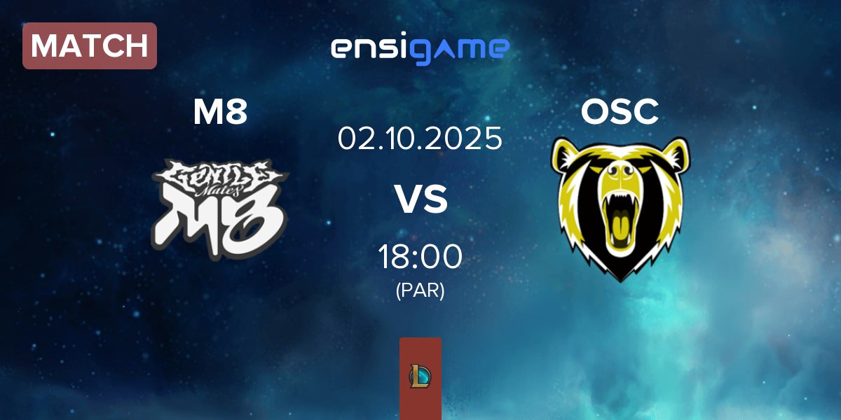 Partida Gentle Mates M8 vs Odivelas Sports Club OSC | 02.10