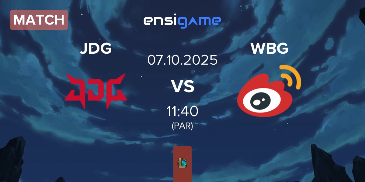 Match JD Gaming JDG vs Weibo Gaming WBG | 07.10