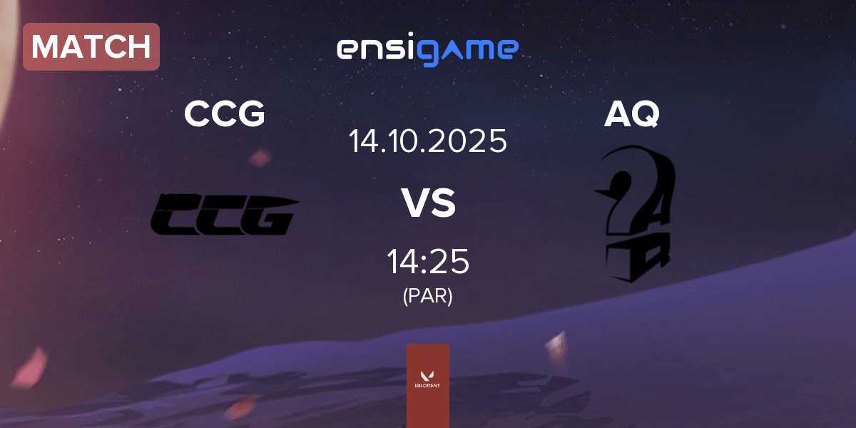 Match Chosen Clique Gaming CCG vs Any Questions AQ | 14.10