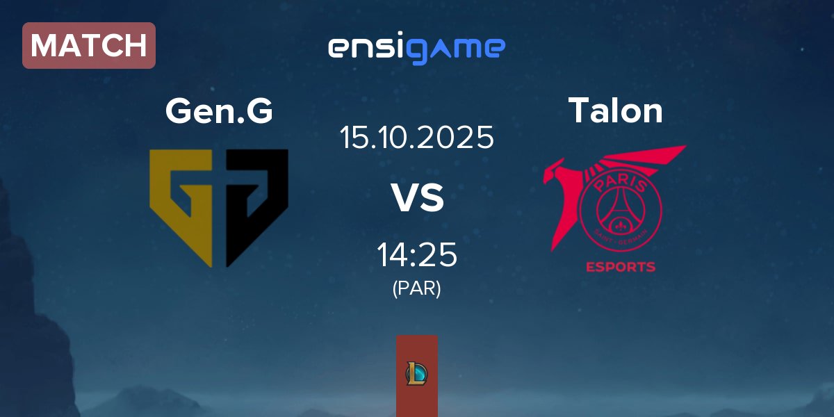 Match Gen.G Esports Gen.G vs Talon | 15.10