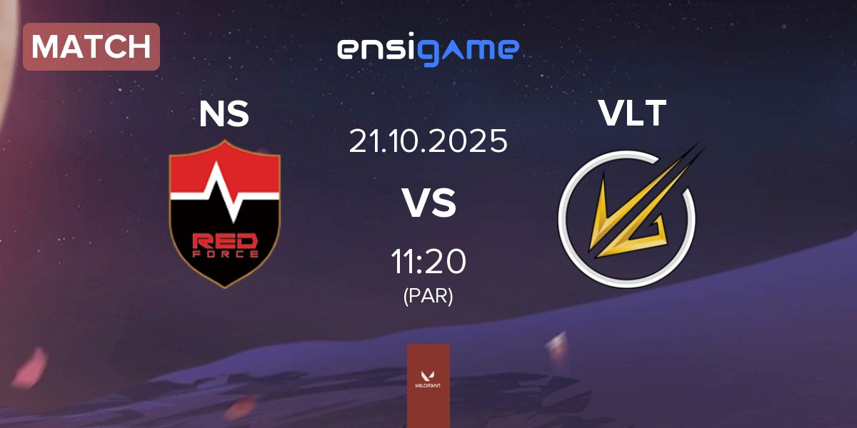 Partida Nongshim RedForce NS vs Velocity Gaming VLT | 21.10