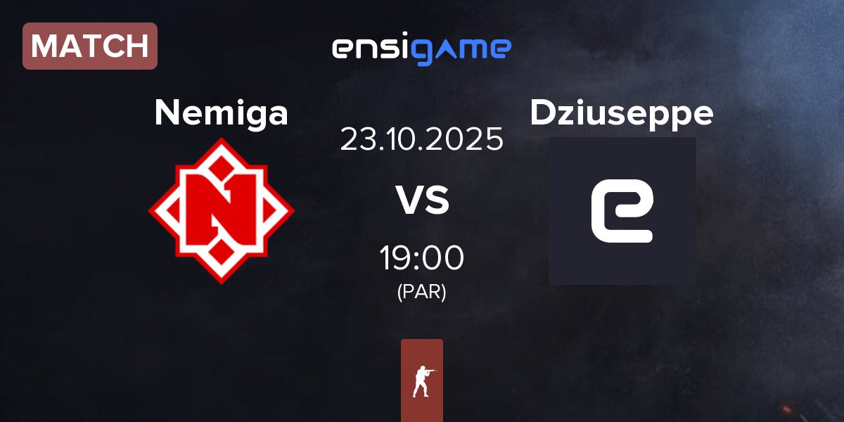 Partida Nemiga Gaming Nemiga vs Dziuseppe | 23.10