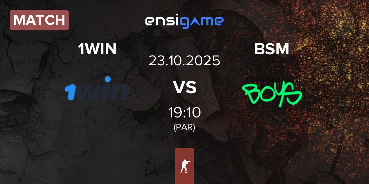Partida 1w Team 1WIN vs BASEMENT BOYS BSM | 23.10