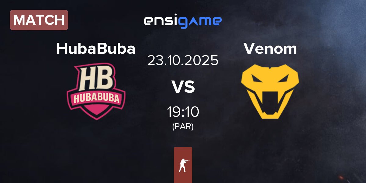 Partida HubaBuba vs Team Venom Venom | 23.10