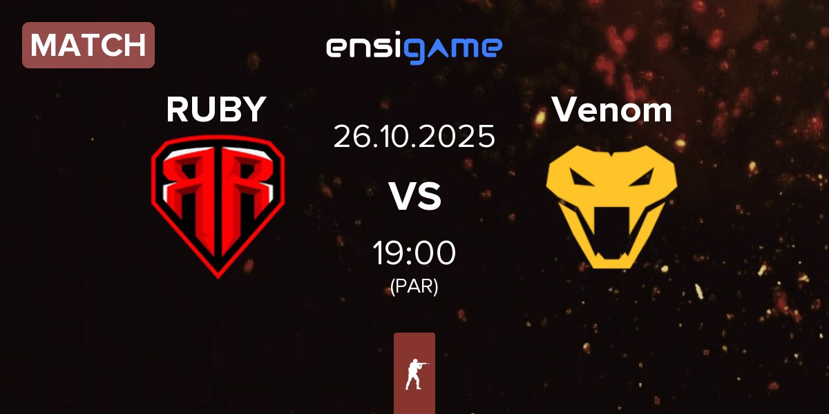 Partida RUBY vs Team Venom Venom | 26.10