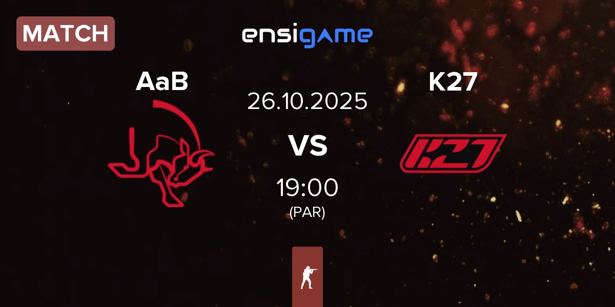 Partida AaB esport AaB vs K27 | 26.10