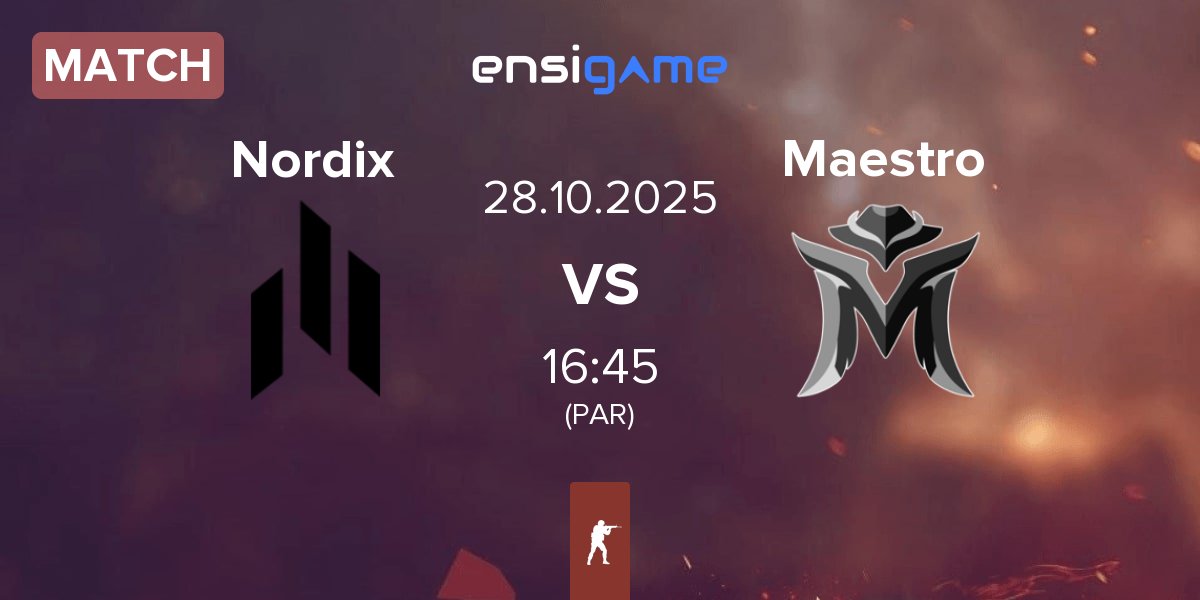 Partida Nordix vs Maestro Esports Maestro | 28.10