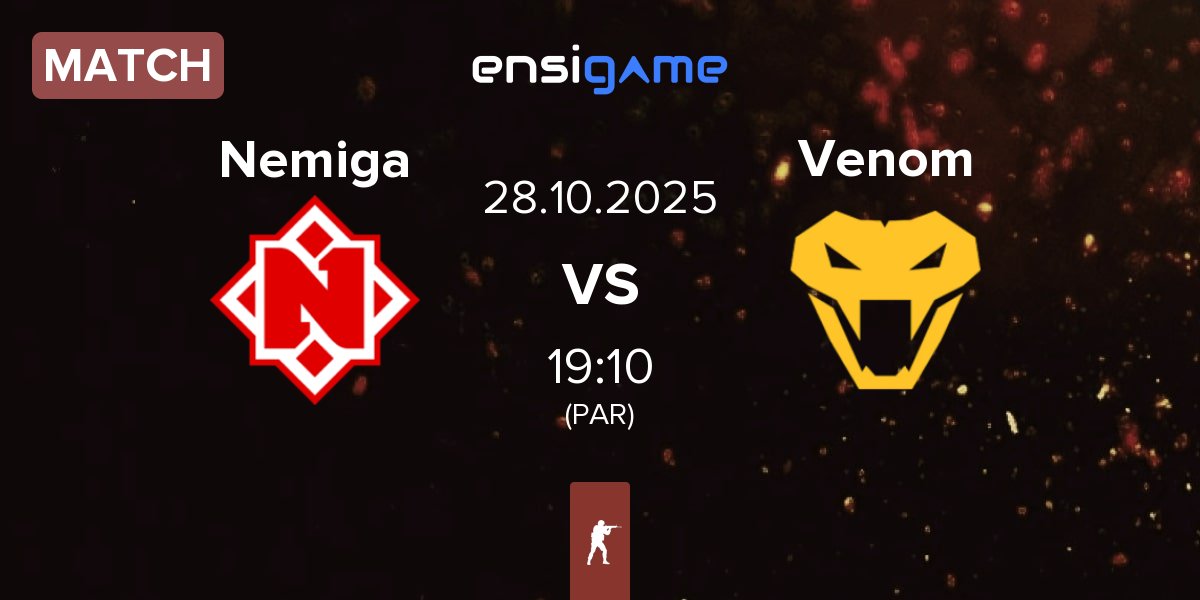 Partida Nemiga Gaming Nemiga vs Team Venom Venom | 28.10