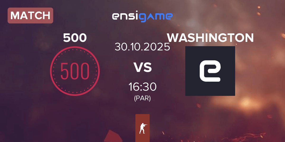 Partida 500 vs WASHINGTON | 30.10
