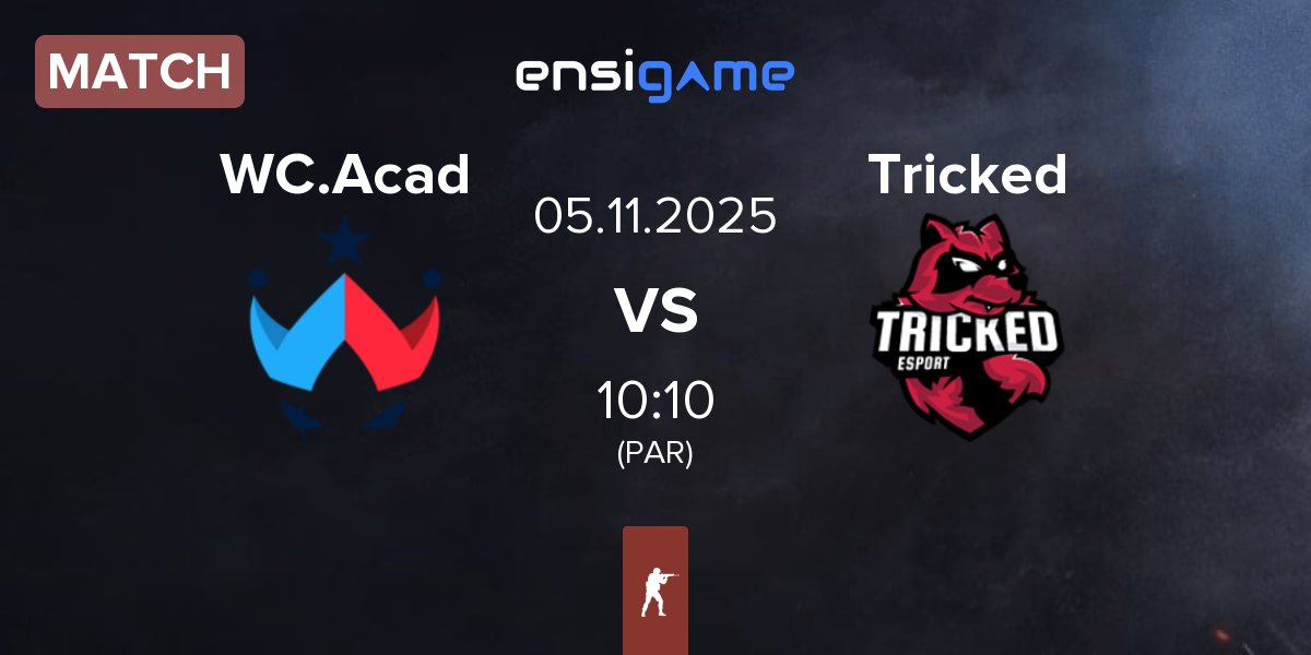 Partida Wildcard Academy WC.Acad vs Tricked eSports Tricked | 05.11