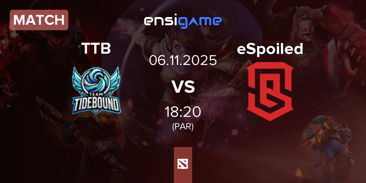 Match Team TideBound TTB vs eSpoiled | 06.11