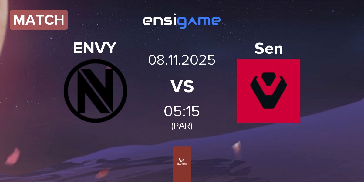 Match Team Envy ENVY vs Sentinels Sen | 08.11