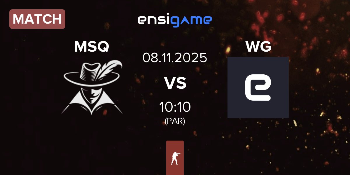 Match Mousquetaires MSQ vs Wicked Gaming WG | 08.11