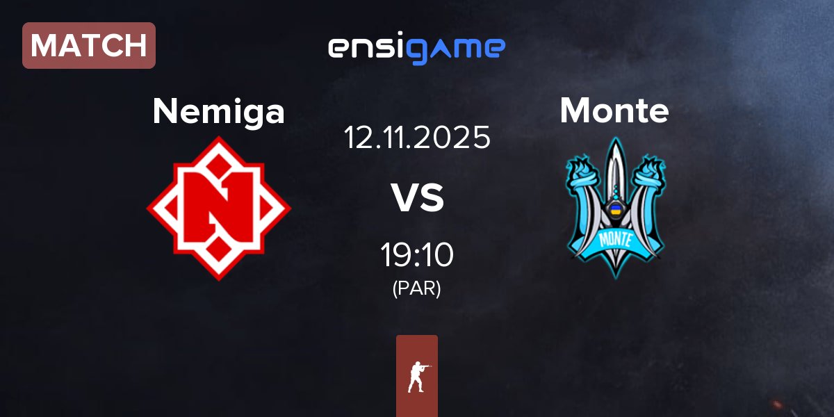 Partida Nemiga Gaming Nemiga vs Monte | 12.11