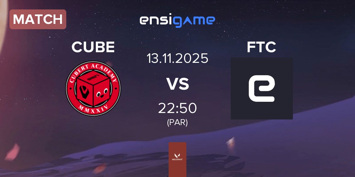 Match Cubert Academy CUBE vs FLOW TIM CHEESE FTC | 13.11