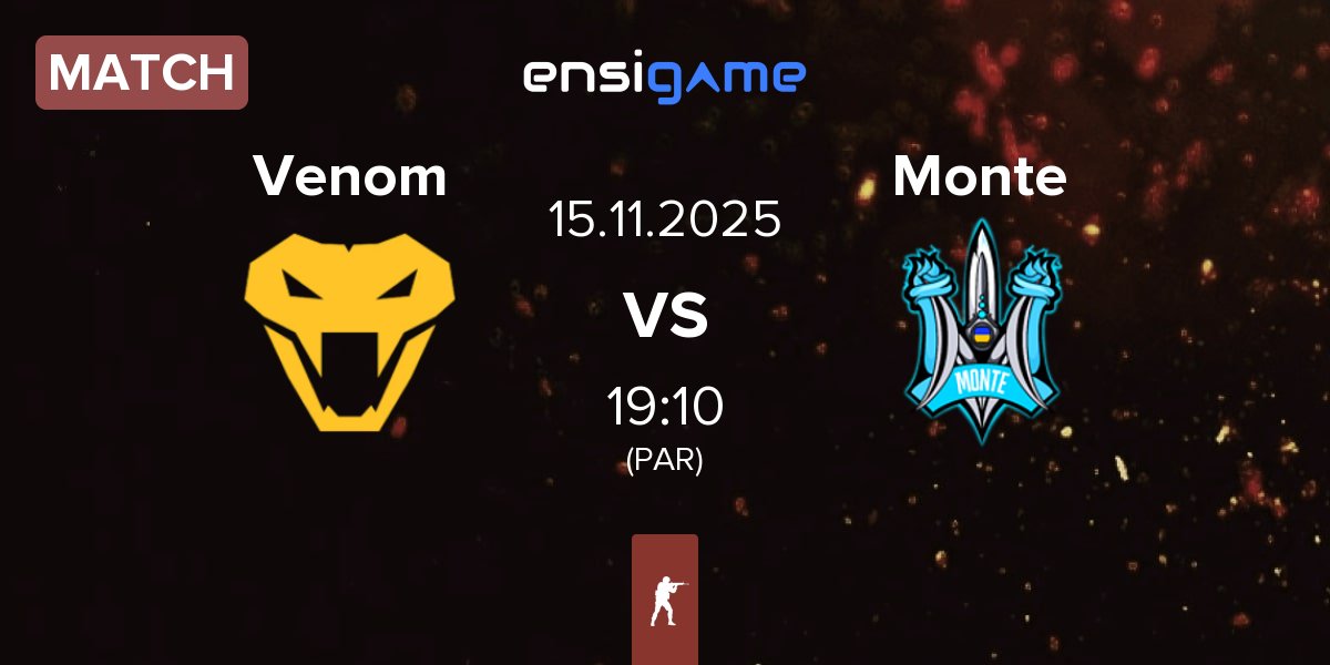 Partida Team Venom Venom vs Monte | 15.11