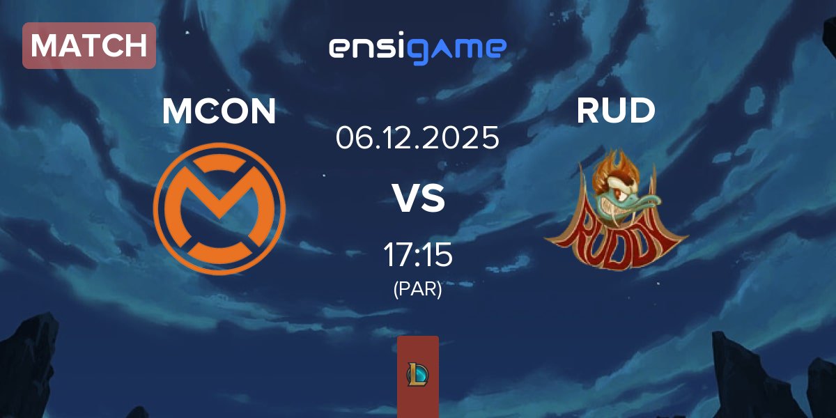 Match mCon esports MCON vs Ruddy Corporation RUD | 06.12
