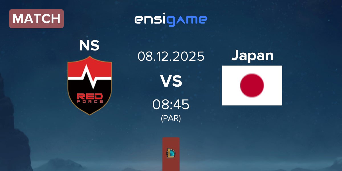 Match Nongshim RedForce NS vs Japan | 08.12