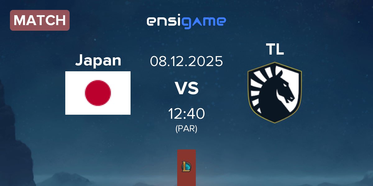 Match Japan vs Team Liquid TL | 08.12