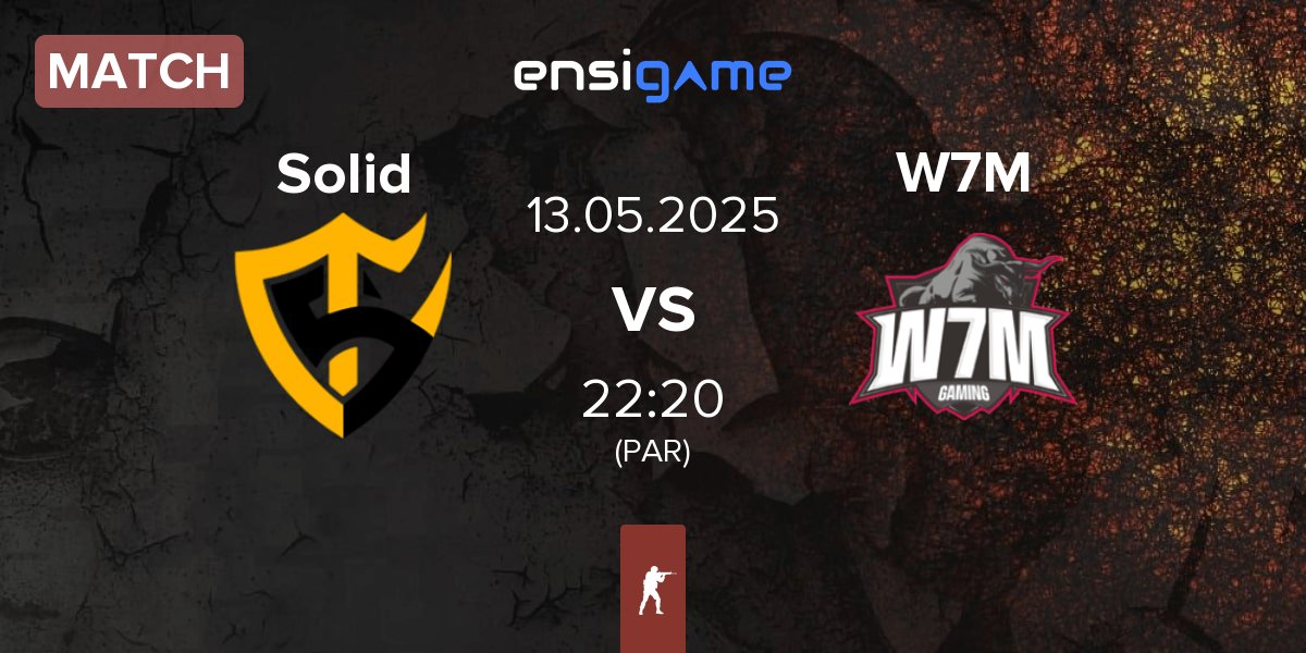 Partida Team Solid Solid vs W7M Esports W7M | 13.05