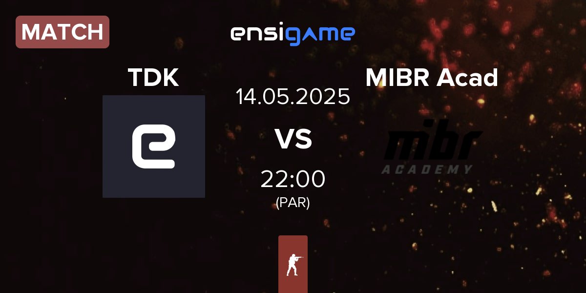 Match Tropa do KinGui TDK vs MIBR Academy MIBR Acad | 14.05