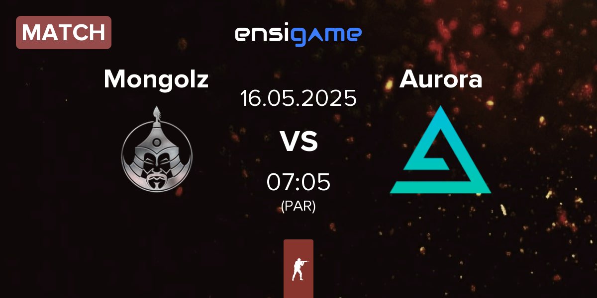 Partida The Mongolz Mongolz vs Aurora Gaming Aurora | 16.05