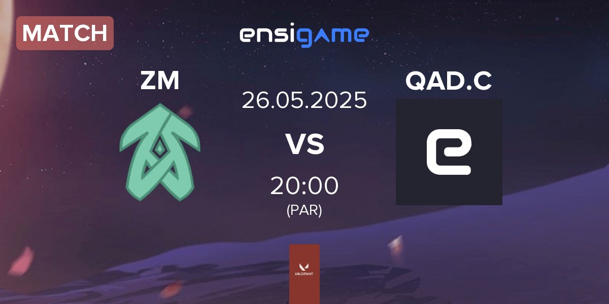 Partida Zerance Mint ZER vs AlQadsiah Corals QAD.C | 26.05