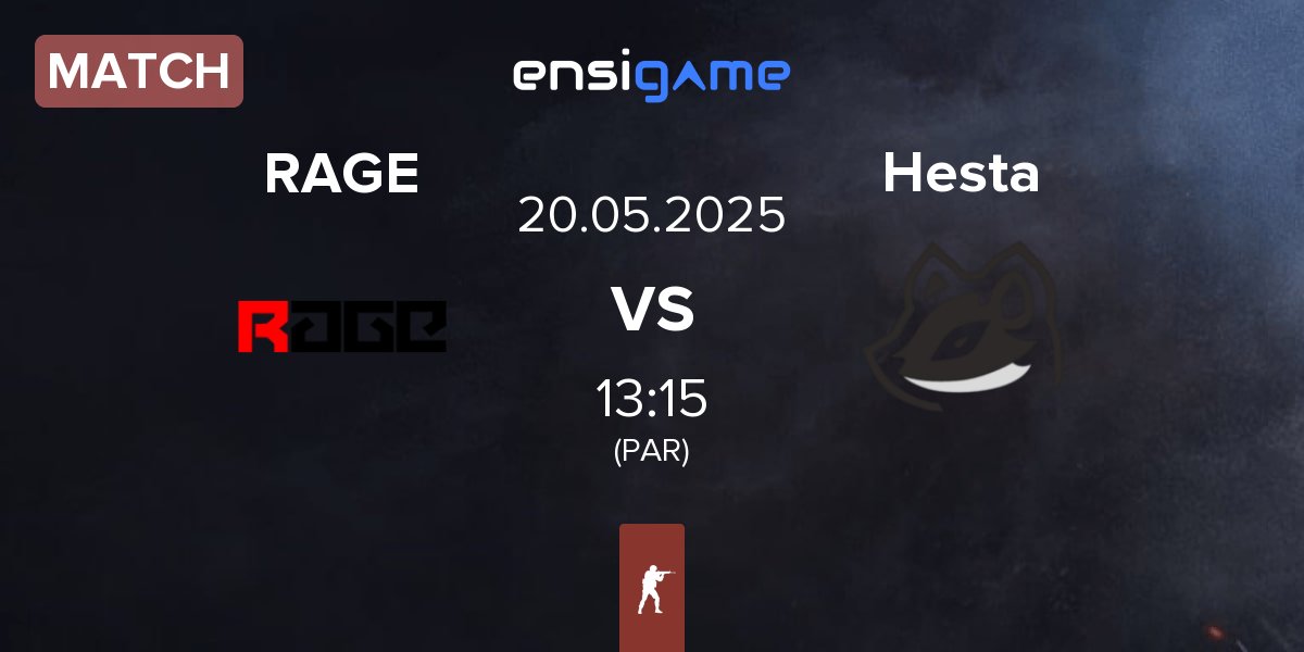 Match RAGE vs Hesta | 20.05