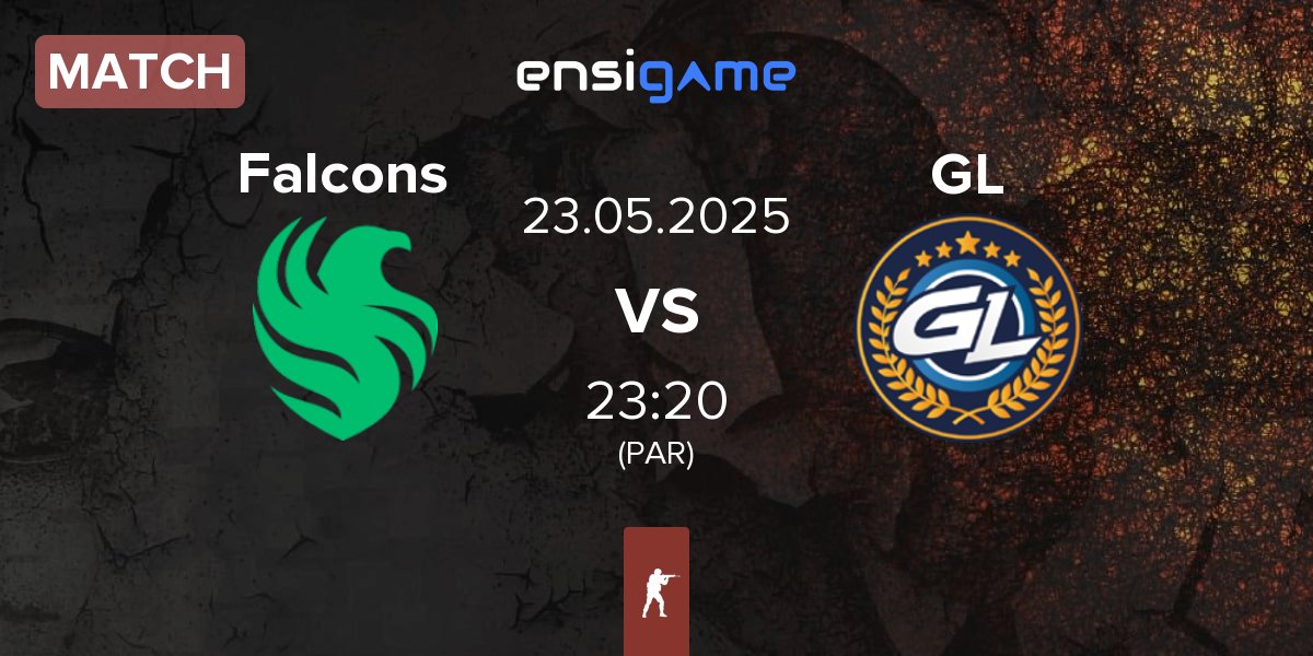Match Team Falcons Falcons vs GamerLegion GL | 23.05