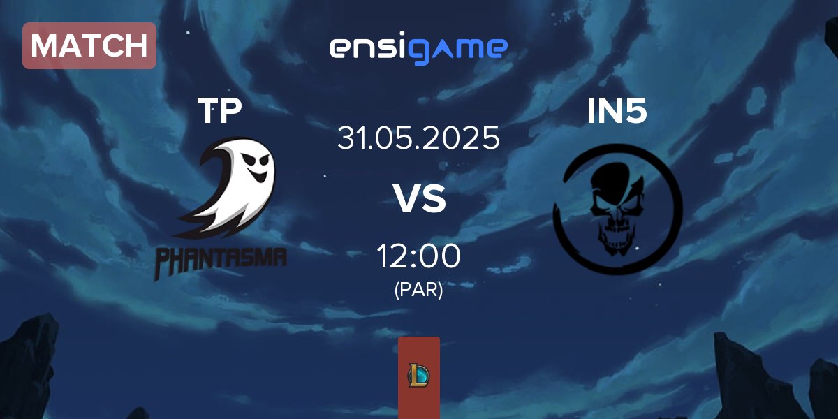 Partida Team Phantasma TP vs Team Insidious IN5 | 31.05