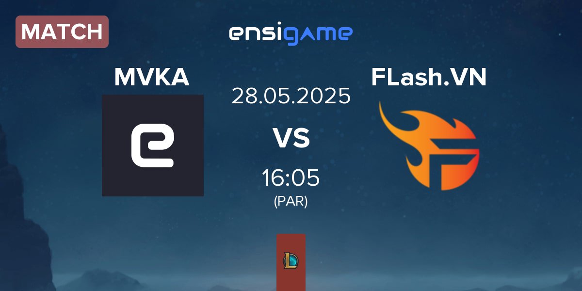 Partida MVK Esports Academy MVKA vs Team Flash VN FLash.VN | 28.05