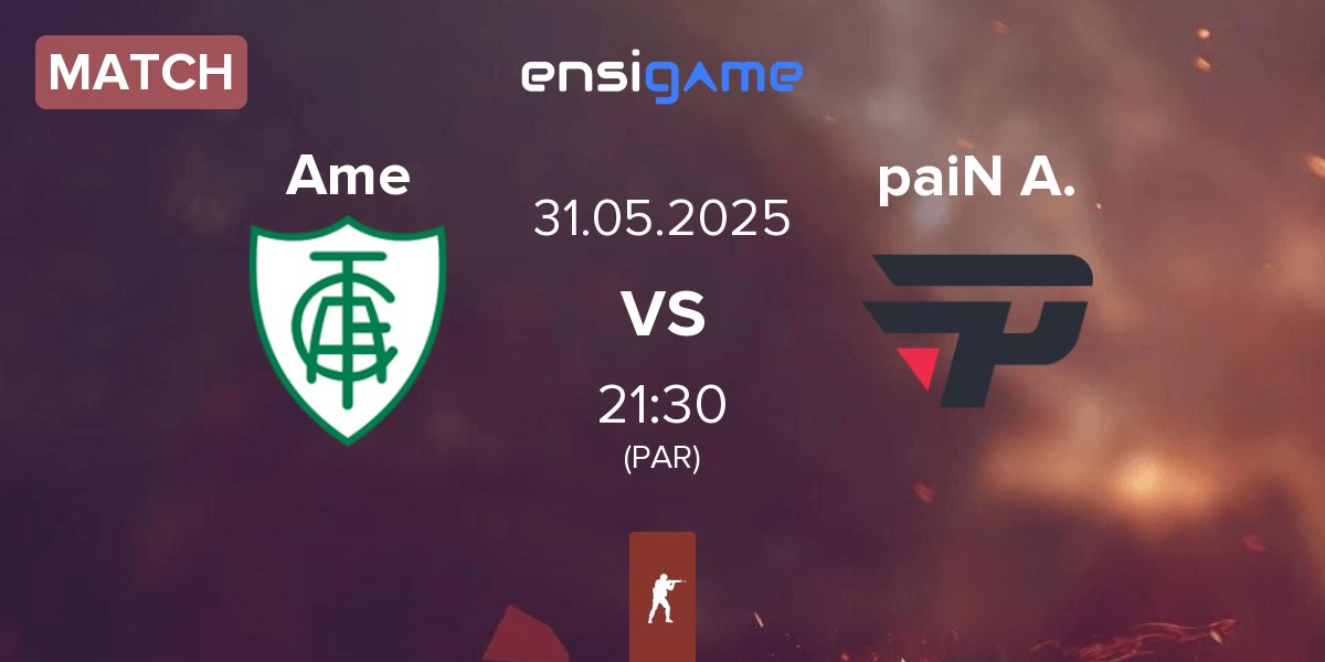 Match América Ame vs paiN Gaming Academy paiNG.A | 31.05